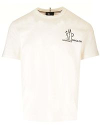 Moncler - Logo Printed Crewneck T-Shirt - Lyst