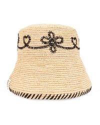 Chloé - Raffia Bucket Hat, - Lyst