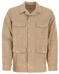 Woolrich - Buttoned Long-sleeved Shirt Jacket - Lyst