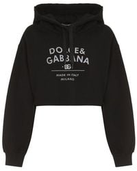 Dolce & Gabbana - Cotton Hoodie - Lyst