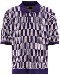Needles - Arrow Open-knit Short Sleeved Polo Shirt - Lyst