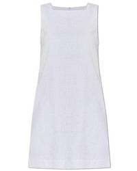 Posse - Square-Neck Sleeveless Mini Dress - Lyst