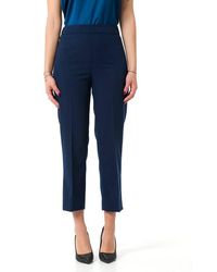 Liu Jo - Logo-Plaque Tapered Trousers - Lyst