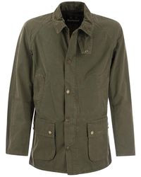 Barbour - Long Sleeved Buttoned Overshirt - Lyst
