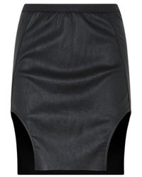 Rick Owens - Diana Leather Mini Skirt - Lyst