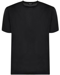 Zegna - Short-sleeved Crewneck T-shirt - Lyst