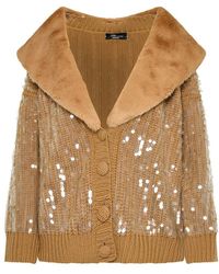 Blumarine - Cardigan In Lana - Lyst
