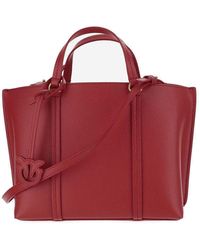 Pinko - Classic Leather Shopper Bag - Lyst