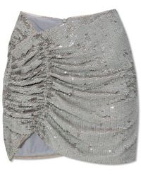 The Mannei - Sequin Embellished Mini Skirt - Lyst