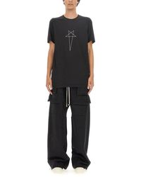 Rick Owens - T-shirt With Logo - Lyst