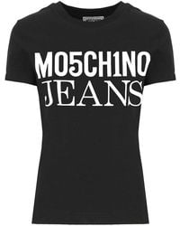 Moschino - Jeans Logo-printed Crewneck T-shirt - Lyst