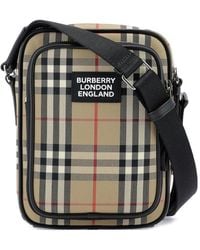 Burberry Vintage Check Crossbody Bag - Natural