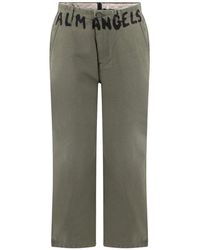 Palm Angels - Closure With Zip Used Effect Pants - Lyst