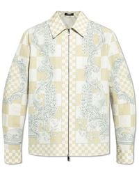 Versace - Jacket With Print, - Lyst