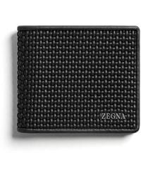 ZEGNA - Pelletessuta Leather Billfold Wallet - Lyst