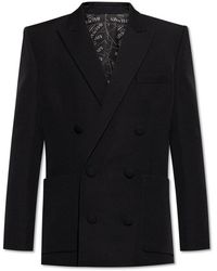 Balmain - Double-Breasted Buttoned Blazer - Lyst