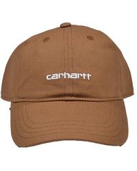 Carhartt - Logo Embroidered Baseball Cap - Lyst