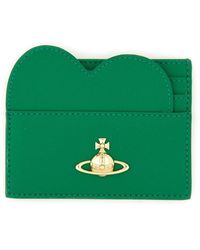 Vivienne Westwood - Card Holder With Orb Embroidery - Lyst
