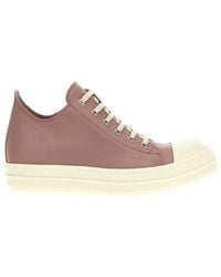Rick Owens - Lido Round-toe Lace-up Sneakers - Lyst