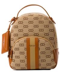 Liu Jo - Clutch Detailed Jacquard Backpack - Lyst