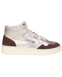 Autry - Dallas Laced High-top Sneakers - Lyst