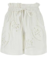 Isabel Marant - Hidea Broderie-anglaise Shorts - Lyst