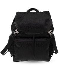 Versace - Backpack With Logo - Lyst
