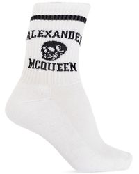 Alexander McQueen - Socks With Logo, - Lyst