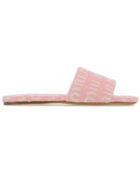 miu miu fur slippers