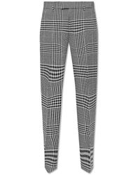 Burberry - Wool Trousers, - Lyst