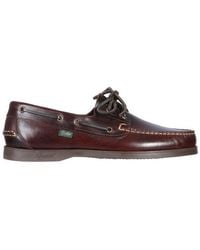 Paraboot Barth Round Toe Lace-up Shoes - Brown