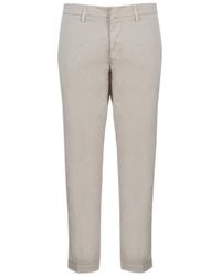 Fay - Straight Leg Cropped Trousers - Lyst