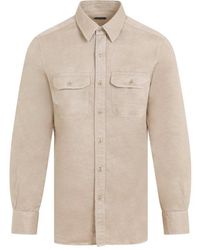 Tom Ford - Pocket Patch Long-sleeved Shirt - Lyst