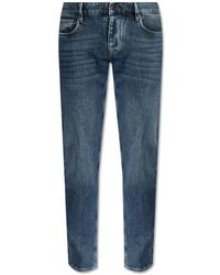 Emporio Armani - Jeans With Tapered Legs, - Lyst
