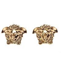 Versace - Metal Medusa Earrings - Lyst