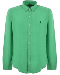 Polo Ralph Lauren - Polo Pony-embroidered Buttoned Shirt - Lyst