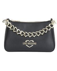 Love Moschino - Logo-plaque Chain-link Tote Bag - Lyst