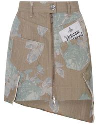 Vivienne Westwood - Cotton Skirt - Lyst