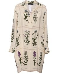 Weekend by Maxmara - Eccesso Floral-Print Crêpe De Chine Silk Mini Dress - Lyst