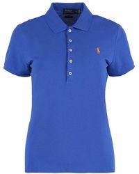 Polo Ralph Lauren - Cotton-Piqué Polo Shirt - Lyst