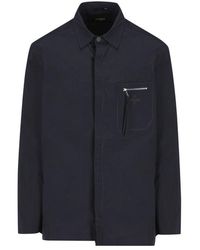 Fendi - Zip-detailed Shirt Coat - Lyst