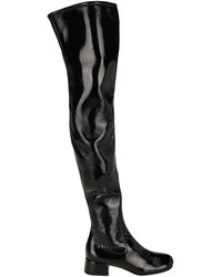 prada thigh high boots