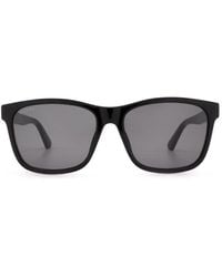 Gucci Rectangular Frame Sunglasses - Black