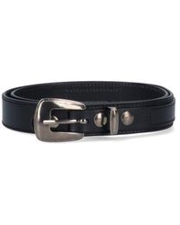 Lemaire - Tonal Stitched Buckled Belt - Lyst