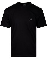 C.P. Company - Short-sleeved Round Neck T-shirt - Lyst