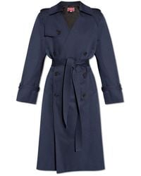 KENZO - Double-breasted Coat, - Lyst