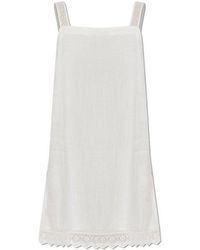 Posse - Square-Neck Sleeveless Mini Dress - Lyst