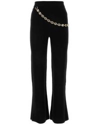 Rabanne - Chainmail-detailed Straight Leg Trousers - Lyst