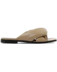 Pinko - Padded Open-Toe Sandals - Lyst