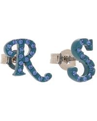 Raf Simons - Logo Earrings - Lyst